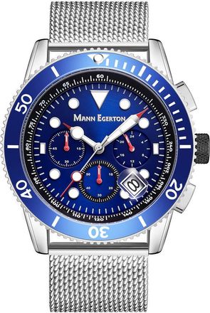 Mann Egerton Timewalker Blue Dial Mens Watch ME0001