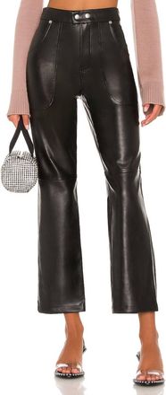 Blank NYC Baxter Faux Leather Ribcage Pant In Black