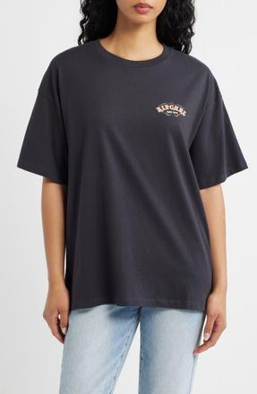 Rip Curl Half Moon Bay Heritage Graphic T-Shirt in Washed Black at Nordstrom, Size Xx-Small