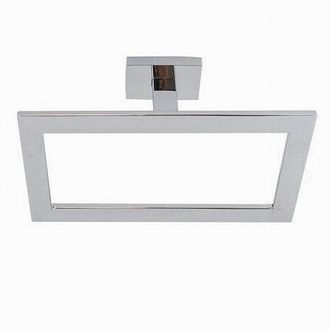 Trade Shop Trade Shop - Anello Porta Asciugamano Moderno Fissaggio A Parete Accessorio Bagno Cubo 87216