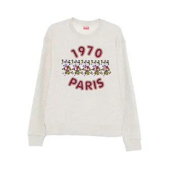 Kenzo Paris Graphic Crew-neck Sweatshirt