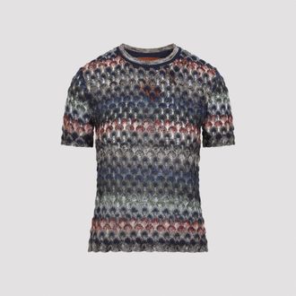 Missoni ronde hals met korte mouwen