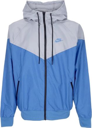 Nike Sportswear Windrunner Hooded Jacket Blauw/Grijs - Heren - Trainingsjackets - Veelkleurig - XL - Polyester - Fitness