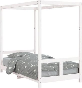 vidaXL Vidaxl - Estructura De Cama Para Ni&ntilde;os Madera De Pino Blanco 80x160 Cm