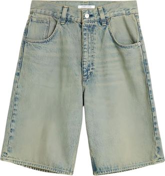 Sunflower Super Wide Short - Heren - Denim shorts - Blauw - W29 - Katoen - Korte Broeken