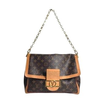Louis Vuitton Pre-owned Dauphine Soft GM Schoudertas - Dames - Pre-owned - Bruin - Maat: ONE Size