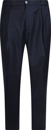 BRIGLIA 1949 Flannel Straight-Leg Tailored Formal Pants