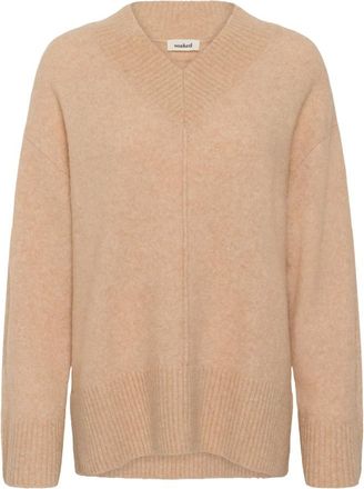 Soaked In Luxury Maglione Scollo a V - - Knitwear - Donna - Beige - M