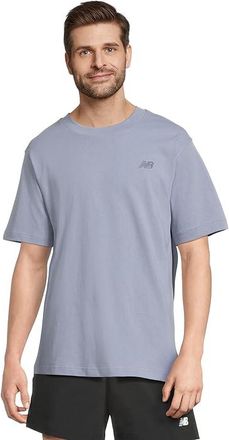 New Balance Athletics Cotton T-Shirt Mens T Shirt Dusk Shower : MD