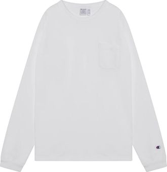 Champion Hombre, Camisetas, Blanco, Talla: S