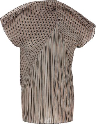 Issey Miyake Oberteil Generic Stripes (Machine Pleats)
