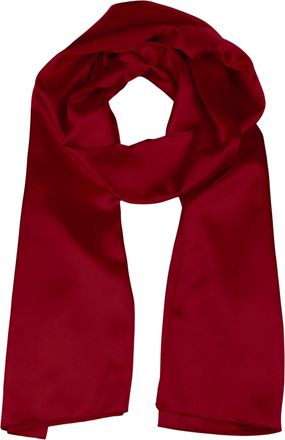 Flora Satin Bridal Bridesmaid Prom Wrap/Draping Stole,79 L (BURGUNDY)