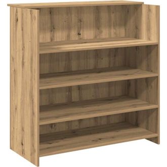 vidaXL Mostrador De Recepci&oacute;n Roble Artisian 100x50x103,5 Cm Vidaxl
