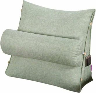 OEM Almohada De Lectura Y Televisi&oacute;n, Coj&iacute;n De Apoyo Para La Espalda Con Altura Ajustable Y Bolsillos, Almohada Triangular Para La Espalda, Almohada De Ap