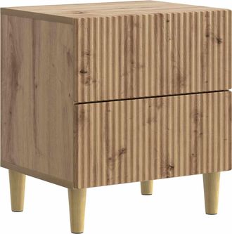 vidaXL Armario De Noche Roble Artisan 43 X 34,5 X 48 Cm Vidaxl