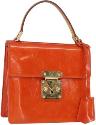 Louis Vuitton Pre-owned Handbags, female, Orange, Size: ONE SIZE Pre-owned Vintage Handbag