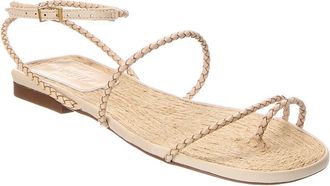 Schutz Kaya Straw Flat Sandal