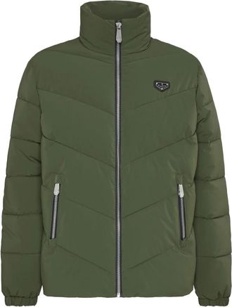 Philipp Plein Gewatteerd nylon jack - Heren - Winterjassen - Groen - XL - Nylon - Jassen