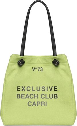 V° 73 Borsa a spalla con logo - Verde