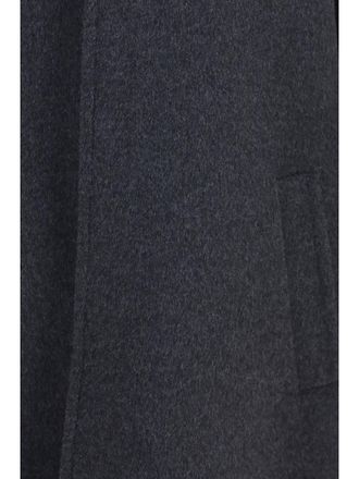 Valentino Fleece Wool Coat - Gray