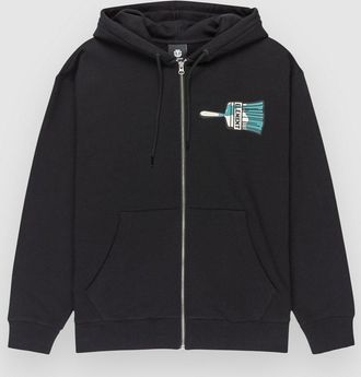 Element Paint Brush Sweatjacke schwarz