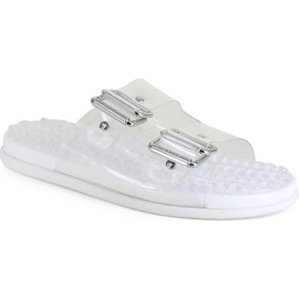 BCBGeneration Gelly Slide Sandal in Clear/White at Nordstrom Rack, Size 10