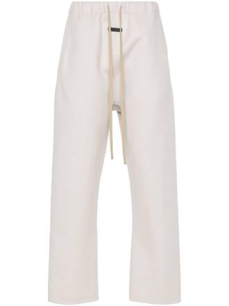 Fear of God Straight broek met logo-applicatie - Beige