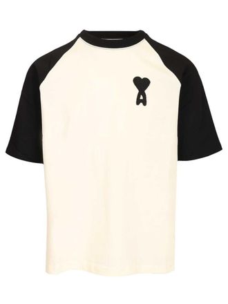 Ami Beige Logo T-Shirt