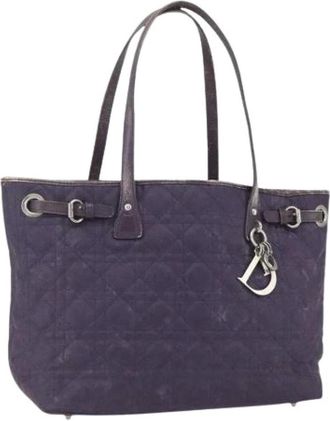 Dior Pre-owned Tote Bags, female, Purple, Size: ONE SIZE Pre-owned Vintage Tote Bag