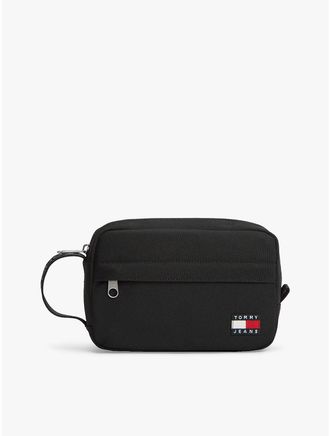 Tommy Hilfiger Mens Tommy Jeans Essential Toiletry Bag - Black