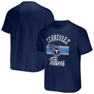 NFL Mens NFL x Darius Rucker Collection by Fanatics Navy Tennessee Titans Stripe T-Shirt at Nordstrom, Size Large