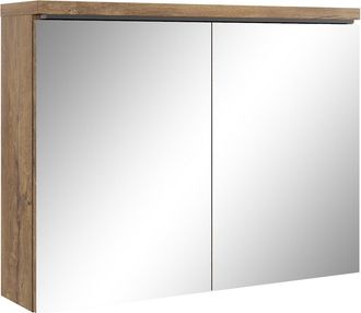 Badplaats Badplaats Armario Espejo Paso 80 X 20 X 60 Cm - Roble Marr&oacute;n - M