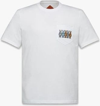 MCM Rabot Pocket T-Shirt in White at Nordstrom, Size Large