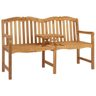 vidaXL Banco Tallado A Mano En Forma De Rosa Natural 155 X 60 X 94 Cm Vidaxl