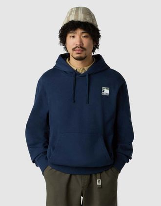 The North Face Mountain - Felpa con cappuccio comoda blu navy con logo