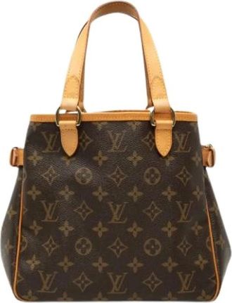 Louis Vuitton Pre-owned Batignolles Vertical PM - Dames - Vintage Handtas - Bruin - ONE Size - Leer - Vintage