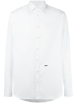 Dsquared2 klassiek Oxford-shirt - Wit
