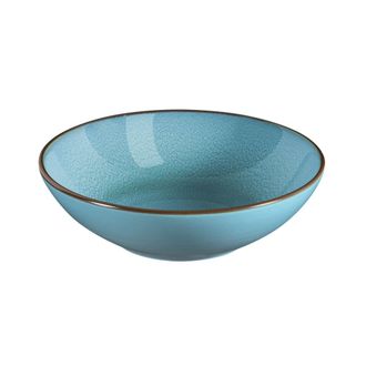 Medard De Noblat Plato de ensalada & pasta (x6) gres turquesa
