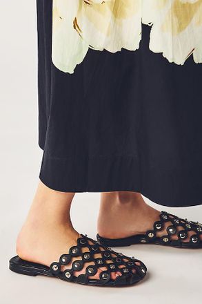 Bibi Lou Grommet Studded Mules