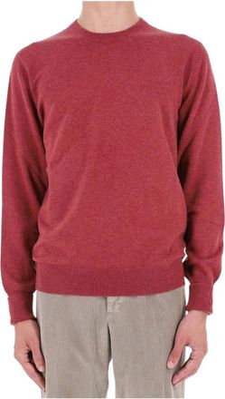 Ballantyne Jersey de cuello redondo - Knitwear - Hombre - Rojo - 2XL