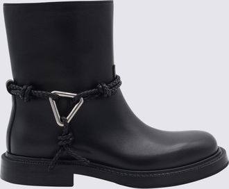 Bottega Veneta Black Leather Boots