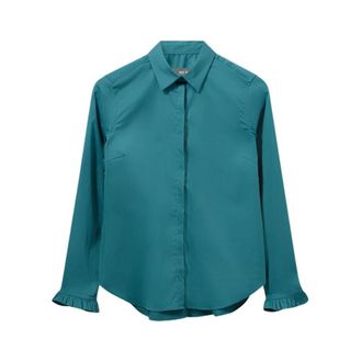 Mos Mosh MOS Mosh, Dames, Blouses & Shirts, Blauw, Maat: XL