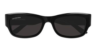 Balenciaga Bb0390sk-001 - Black / Asian Fit Sunglasses