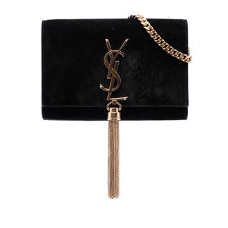 Saint Laurent Pre-owned Saint Laurent Small Suede Monogram Kate Tassel Crossbody Ladies FDKZEBZ3XCUD6X3I