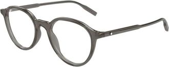 Montblanc Panthos Optical Frame - Heren - Brillen - Grijs - 50 MM - Accessoires