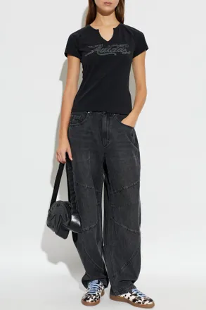adidas T-shirt With Logo, Womens, Black