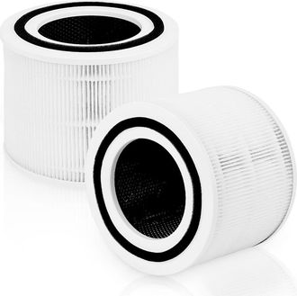 OEM Dos Cartuchos De Filtro Para Purificador De Aire, Fabricados En Pl&aacute;stico, Cartuchos De Filtro De Repuesto Para Purificador De Aire