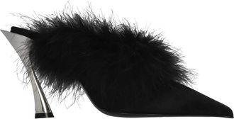 MUGLER Schoenen, Dames, Zwart, 37 1/2 EU, Leer, Mugler Sandalen Zwart