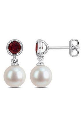 Delmar Semiprecious Stone & Cultured Pearl Drop Earrings at Nordstrom Rack