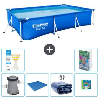 Bestway Piscina Bestway Steel Pro Rectangular - 300x201x66 Cm - 7-piezas S220